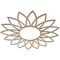 Ekena Millwork Daisy Wood Fretwork Pierced Ceiling Medallion, Birch, 38"OD x 12 1/2"ID x 1/4"T CMWP38X38X0250DABI - alternate 4